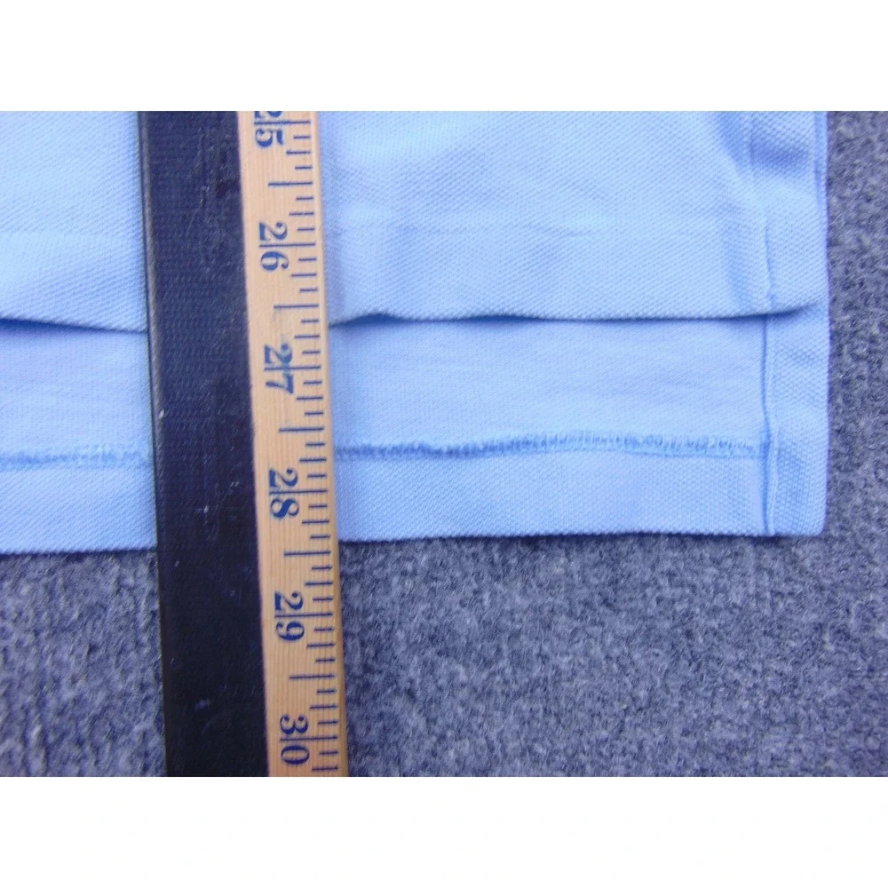 Polo Ralph Lauren Polo Shirt Mens XLB Big Light Blue‎ Solid Golf Graphic Cotton